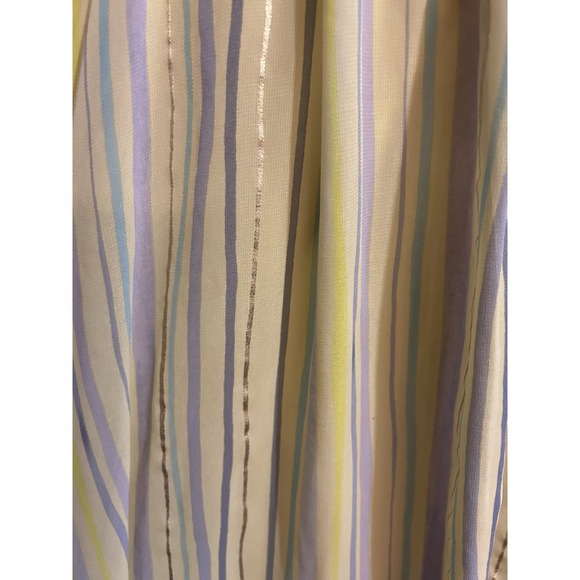 Torrid Striped Midi Chiffon Pleated Sundress Sleeveless Colorful Women Size 3X - Picture 10 of 12